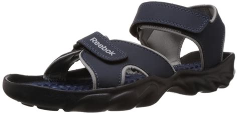 Reebok Men's Drive II LP Navy and Carbon Sandals and Floaters - 10 UK ...
