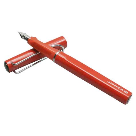 Jinhao 599 Metal Fountain Pen - Red Color Body - Model : 17917