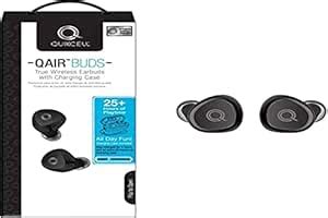 Quikcell QAIR Buds True Wireless Earbuds with Charging Case (Black ...