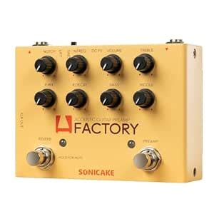 SONICAKE QDS-04 A Factory Acoustic Guitar Effects Pedal with Analog ...
