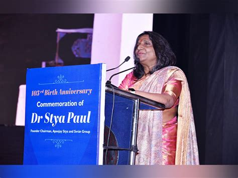 Dr Stya Paul's Life Reflects the Value of Resilience, Says Sushma Paul ...
