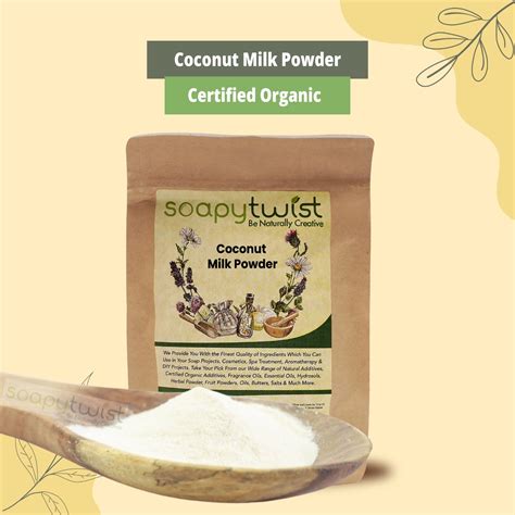 Buy Pure Organic Coconut Milk Powder Online in Bulk | Soapy Twist