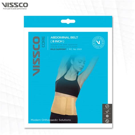 Buy VISSCO ABDOMINAL BELT (8") |SUPPORTS THE WEAK ABDOMINAL MUSCLES TO ...
