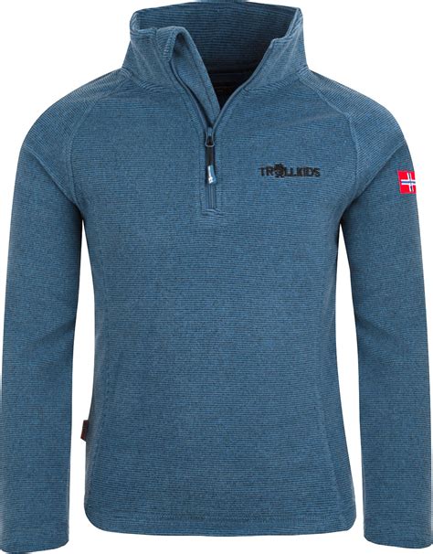 Trollkids Half-Zip Fleece-Pullover KIDS RONDANE med blue kaufen ...