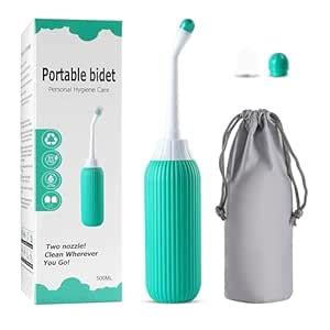 ATCAN 500ML Plastic Retractable Handheld Bidet Portable with Antislip ...