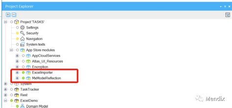 Data Model Excel Mendix 的图像结果