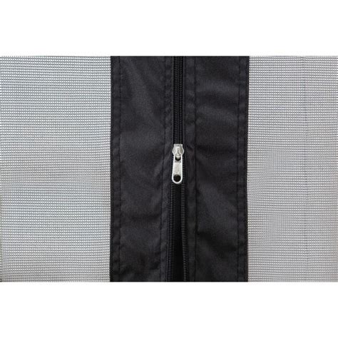 Sunjoy Matte Black Metal Rectangle Screened Gazebo (Exterior: 9.8-ft x ...