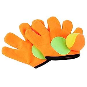 TOYANDONA Tennis Ball Glove Magic Catch Glove Set Magic Stick Rack for ...