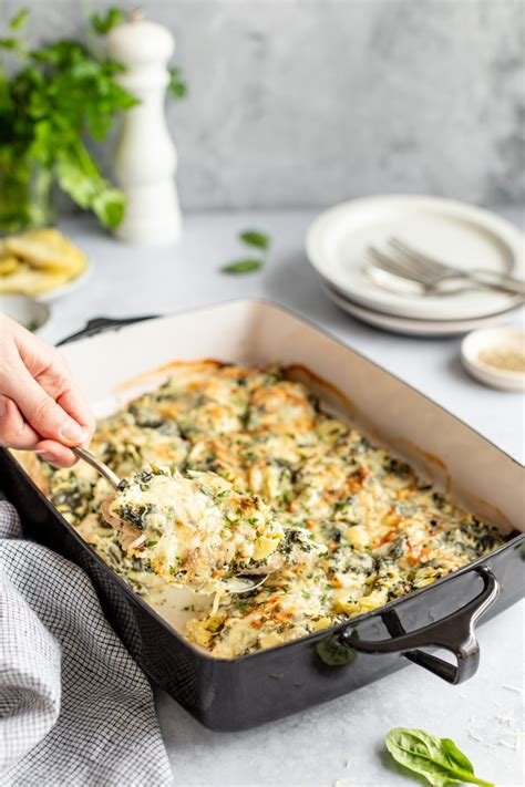 Spinach Artichoke Chicken Bake Cream Cheese at Adrienne Maldonado blog
