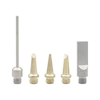 JIUWU 5Pcs Soldering Iron Heads Solder Tips Replacement Gas Solder ...
