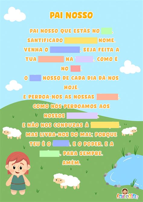 Oração Pai Nosso » Jesus Kids