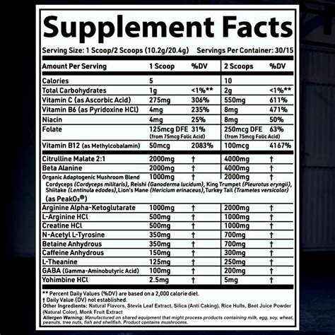 Buy EAF LABZ Ironside Elite Pre-Workout | Premium Energy Endurance ...