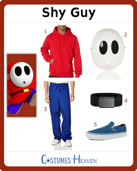 Last-Minute Shy Guy Costume Idea - Quda Halloween