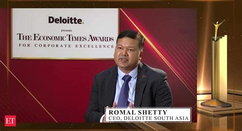 ET Awards 2023 | CEO Speaks - Romal Shetty - The Economic Times Video ...