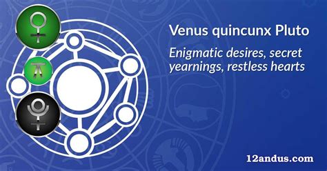 Venus quincunx Pluto in the birth chart: Enigmatic desires, secret ...