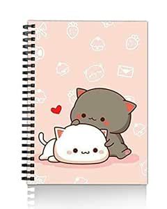 DI-KRAFT Handcrafted Hard Cover Unruled Paper Spiral Bound Printed ...