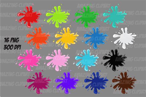 Paint Splatter Clip Art