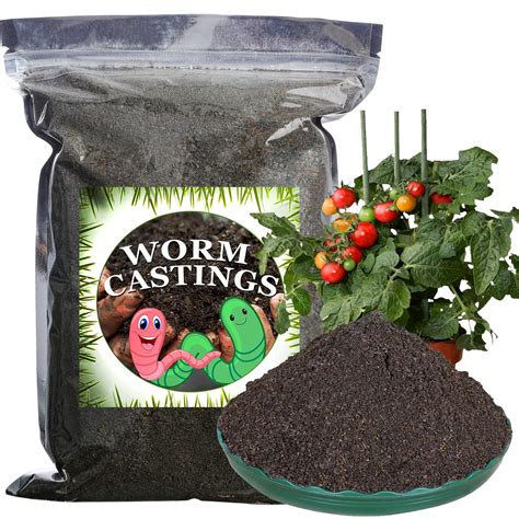 Doter, fertilizante orgánico de 2.2 libras de Worm Castings para ...