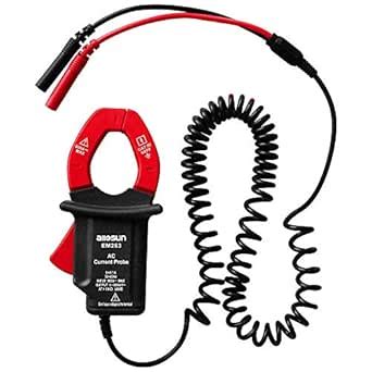 allsun AC Current Probe CAT III Max. Input 600A Multimeter Safety Test ...