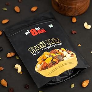 8:00 AM Trail Mix Dry Fruits & Nuts,200G(Pack of 2)|Made With ...