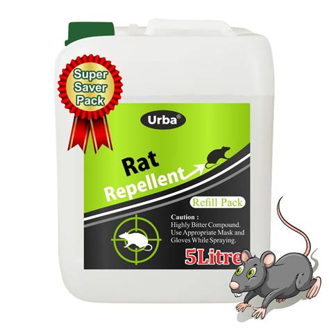 Urba powerful Rat Repellent Spray for Car 5000 ML, Non-Poisonous & Non ...