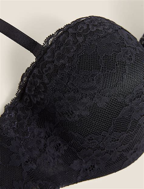 Buy Lace Padded Bandeau Strapless Bra A-E at Marks & Spencer