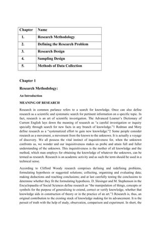 Image result for Types of Research Methodology Short Notes