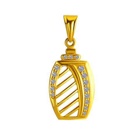 Light Weight Gold Pendant for Women | PC Chandra Jewellers – P.C ...