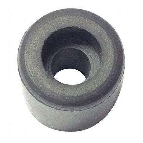 Zoro Select Bumper, Rubber, Black, 1/2"H x 1/2"W, PK.25 2928-017 | Zoro