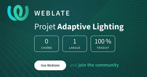 Adaptive Lighting - French @ Hosted Weblate