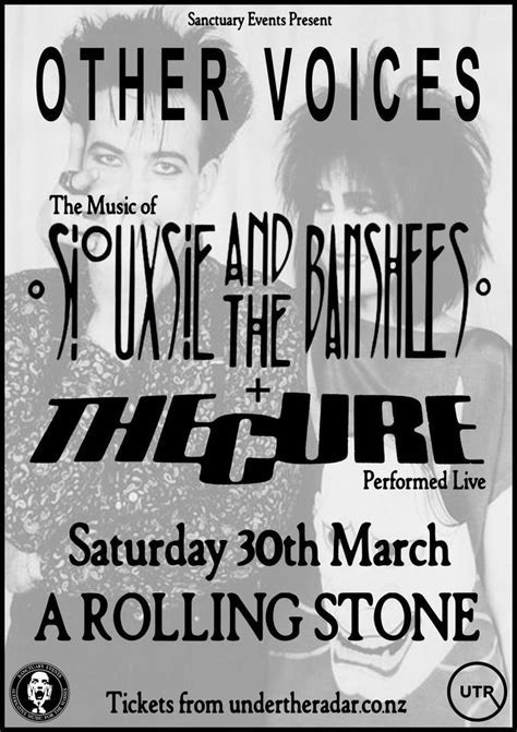OTHER VOICES perform the music of THE CURE & SIOUXSIE Live, A Rolling ...