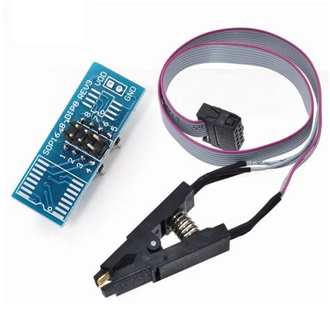 SPI BIOS FLASH Non-Dismantling Test Program Clip