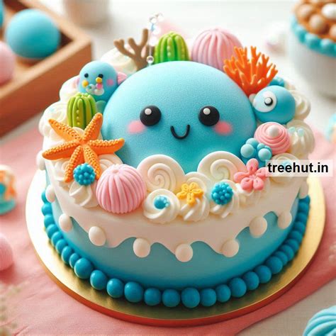 Ocean Cake Decoration Ideas, Summer Cake Ideas