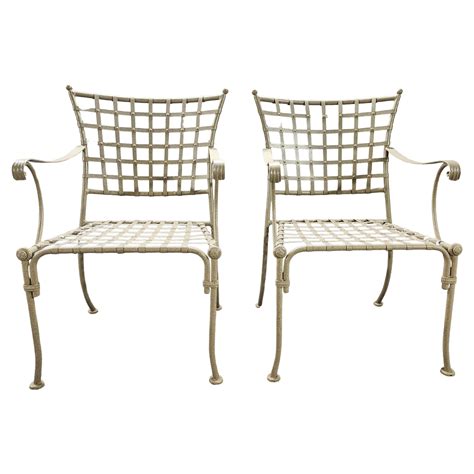 Vintage Wrought Iron Patio Outdoor Chairs For Sale at 1stDibs | wrought ...