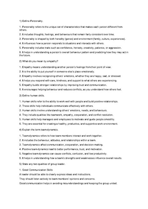 Complete Assignment: Personality, Empathy, and Team Dynamics Insights ...
