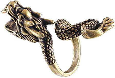 Anabu Lady Smoking Ring Brass Dragon Ring Holder Smoker Cigarette ...