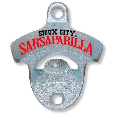 Sioux City Sarsaparilla Wall Mounted Bottle Opener : Amazon.in