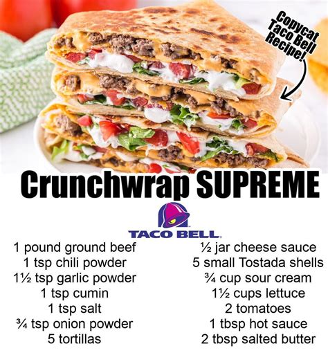 Crunchwrap Supreme Recipe