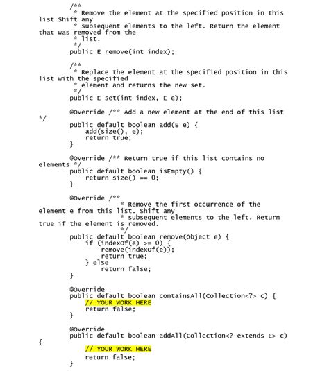 Image result for Method Implementation Java Code