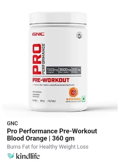 GNC: Pro Performance Pre-Workout Blood Orange | 360 gm