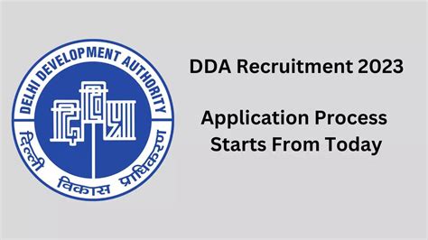 DDA Recruitment 2023: Vacancy in DDA for 687 posts, Application Process ...