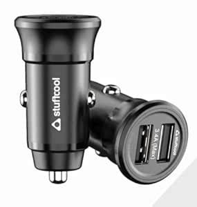STUFFCOOL iso 3.4 A Dual USB Port auto detect Smart IC Car Charger with ...