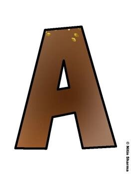 Brown Glitter Fall Bulletin Board Letters, Fall Hallway Display Letters ...