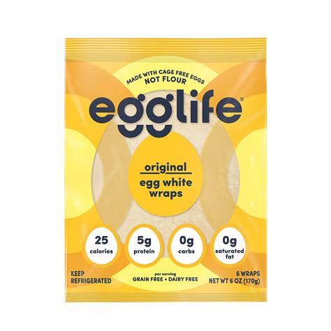Egglife Original Egg White Wraps, 6 ct. | BJ's Wholesale Club