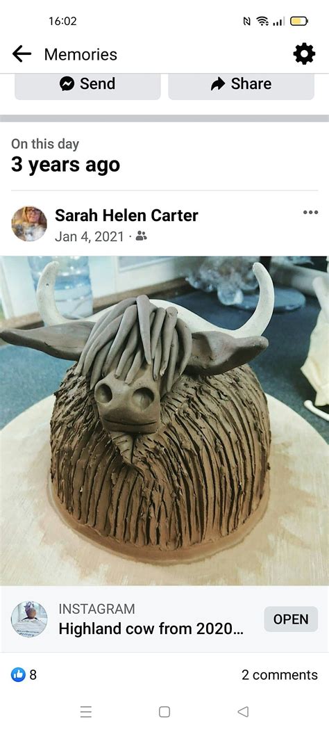 Highland Cow Sculpture Workshop, Ramsbottom Pottery Workshops, Burnley ...
