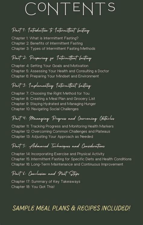 Image result for Intermittent Fasting Printable Guide