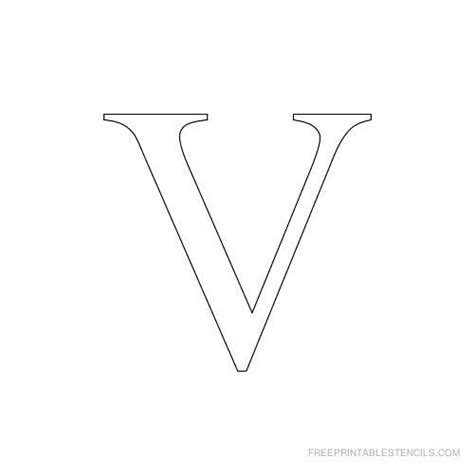 Шаблоны Буква v 26 фото
