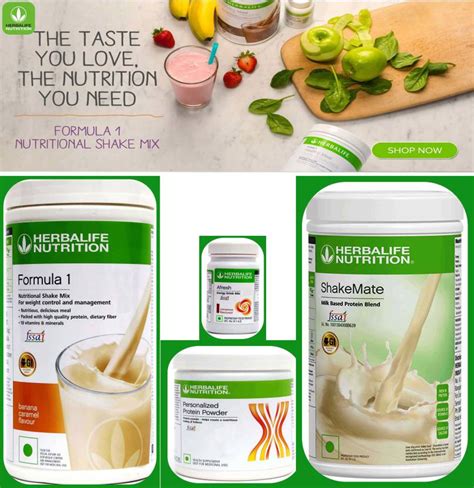 Herbalife Nutrition Formula 1 Mix Banana And Shakemate , Protein 200 gm ...