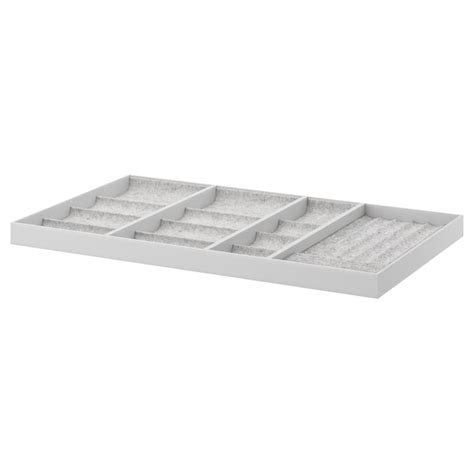 KOMPLEMENT insert for pull-out tray, light grey, 100x58 cm (393/8x227/8 ...