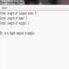 Write a program that takes 3 numbers as input. If the 3 numbers form a ...